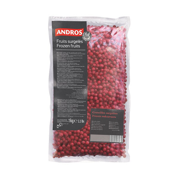 Andros Chef IQF Red Currants 2.2 lb. - 5/Case