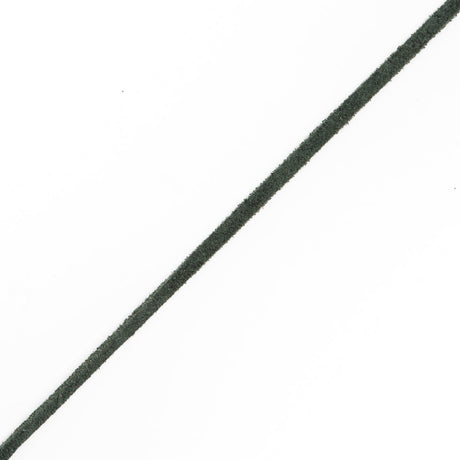 Hunter Green Suede Cord - 0.125"