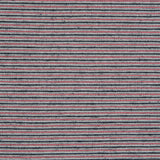 Red/Black/White Raised Stripes on a Stretch Cotton Woven
