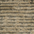 Beige/Gray Striped Faux Fur