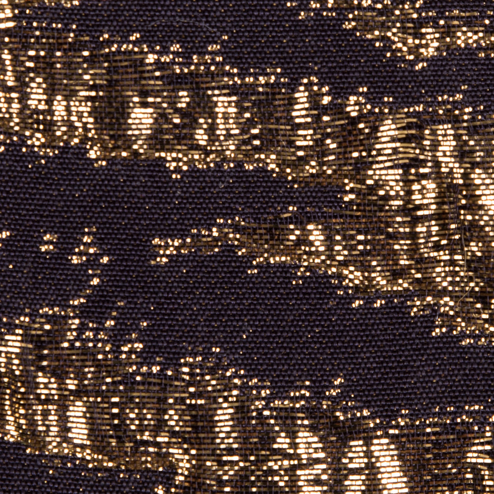 Phillip Lim Grape/Metallic Gold Abstract Silk Brocade/Jacquard