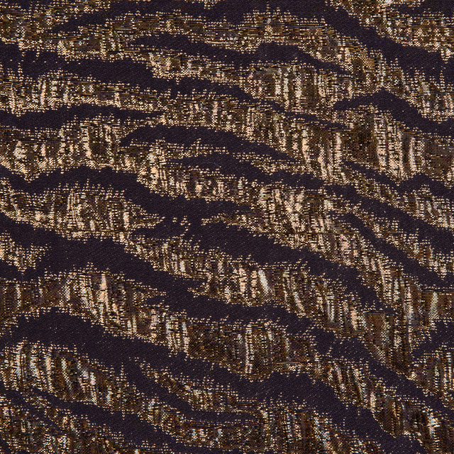 Phillip Lim Grape/Metallic Gold Abstract Silk Brocade/Jacquard