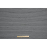 Black/White/Gray Striped Stretch Cotton Woven
