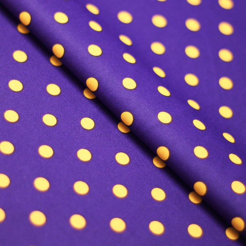 Dippin Dotz Poly Spandex Fabric - Small Polka Dots, Multiple Colors, 58/60" Width (1 Yard)