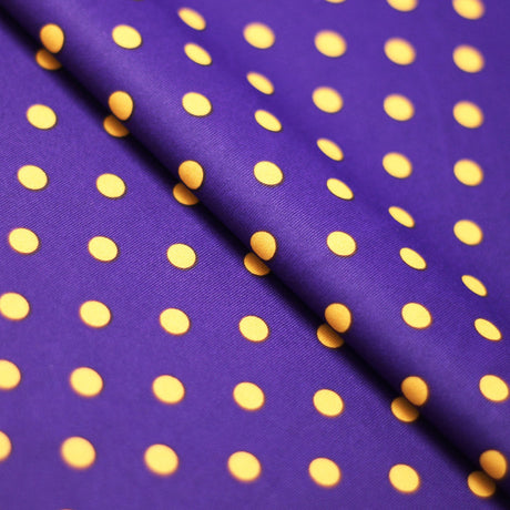 Dippin Dotz Poly Spandex Fabric - Small Polka Dots, Multiple Colors, 58/60" Width (1 Yard)