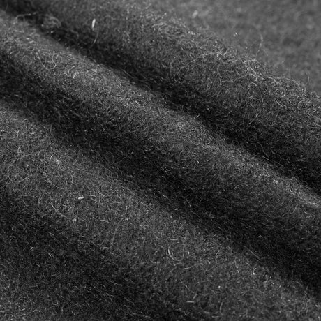 Black Faux Mohair Wool Knit
