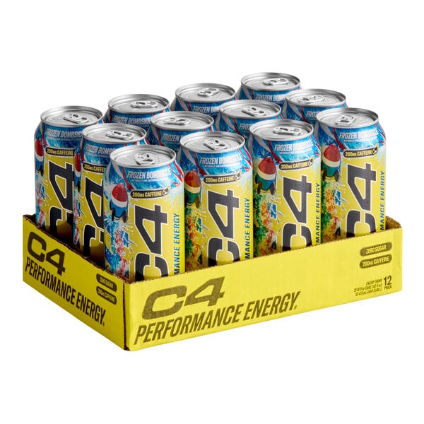 C4 Energy Frozen Bombsicle Energy Drink 16 fl. oz. Can - 12/Case
