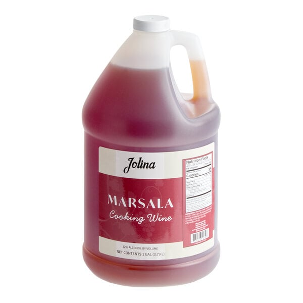 AAK Jolina 1 Gallon Marsala Cooking Wine - 4/Case