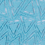 Light Turquoise Geometric Venise Lace Trim - 3.25"