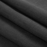 Medium Weight Linen Woven - Black - Grasmere Collection