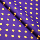 Dippin Dotz Poly Spandex Fabric - Small Polka Dots, Multiple Colors, 58/60" Width (1 Yard)