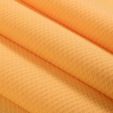 Amber Yellow Cotton Birdseye Pique