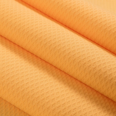 Amber Yellow Cotton Birdseye Pique