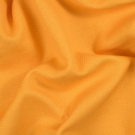 Amber Yellow Cotton Riviera Pique
