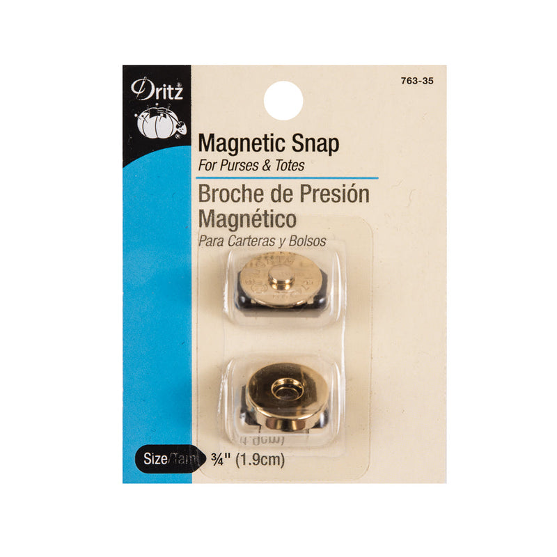 Dritz 3/4 Gold Magnetic Snaps