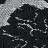 Metallic Silver/Taupe Floral Polyester Brocade