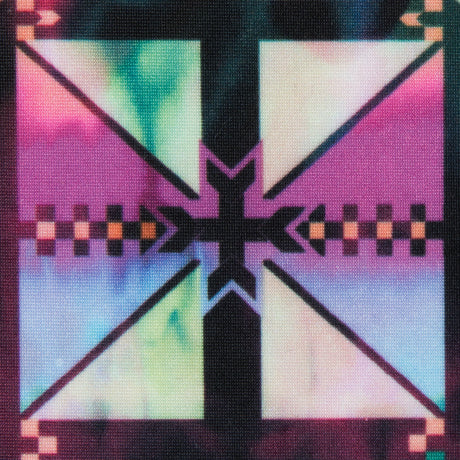 Max-Dri Performance Tricot, Anti-Microbial - Pink and Multi-Colored Geometric