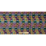 Max-Dri Performance Tricot, Anti-Microbial - Pink and Multi-Colored Geometric