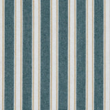 Deep Jungle/Latte/White Shadow Striped Polyester Blended Shirting