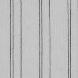 White/Black Pencil Striped Stretch Shirting