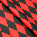 Harlequin Polyester Spandex Fabric - Diamond Print, Assorted Colors, 58-60" Width (1 Yard)