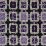 Violet/Amaranth Purple Geometric Blended Woven