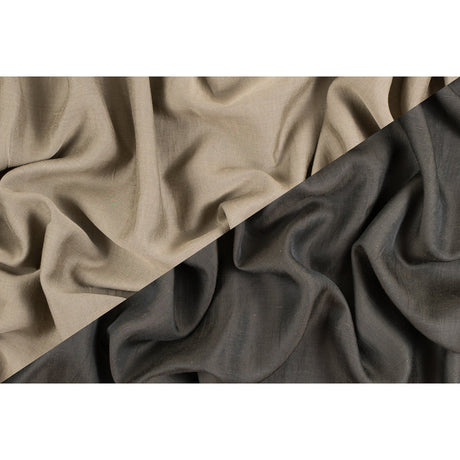 Black Olive/Moonlight Double-Faced Suiting