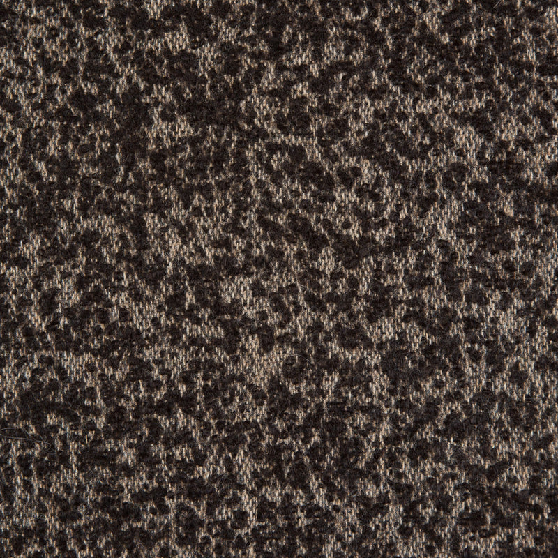Turkish Coffee/White Swan Spotted Wool Boucle