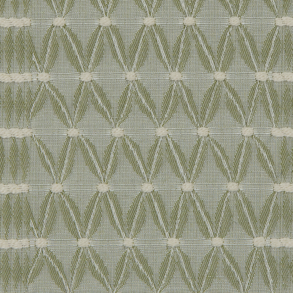 Whisper Green Textural Chevron Striped Woven