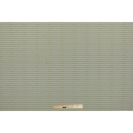 Whisper Green Textural Chevron Striped Woven