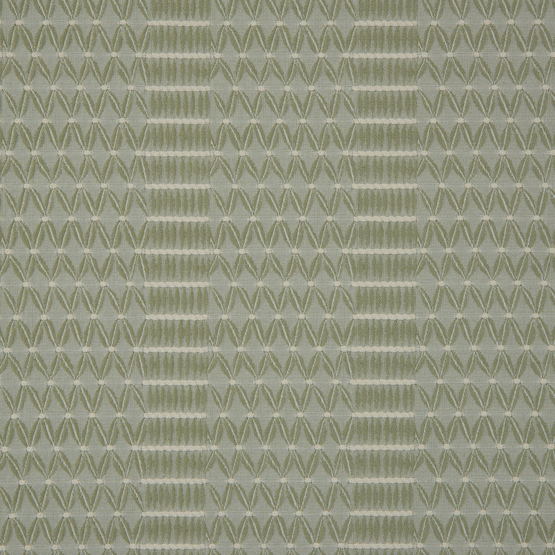 Whisper Green Textural Chevron Striped Woven