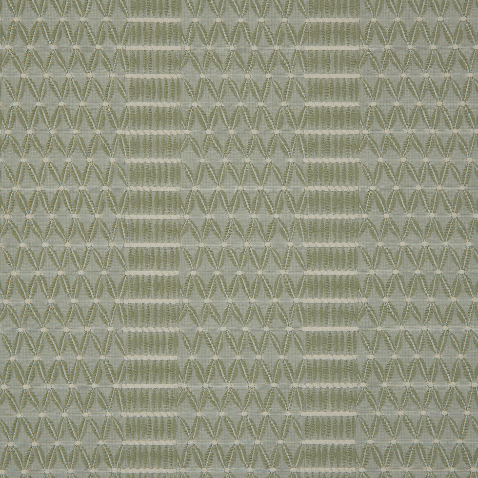 Whisper Green Textural Chevron Striped Woven