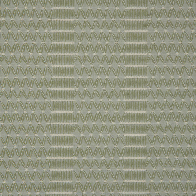 Whisper Green Textural Chevron Striped Woven