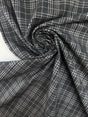 Cotton Twill Checked Jacket Fabric