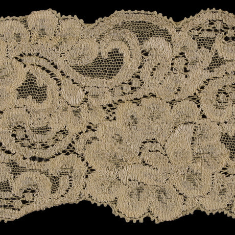 Pale Yellow Stretch Lace Trim - 3"