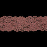 Salmon Stretch Lace Trim - 3.5"