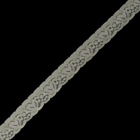 Pale Green Stretch Lace Trim - 1"