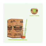 Packnwood Durable Unwrapped Lime Green & White Polka Dot Paper Straws, .2" Dia. x 7.75", Case of 3000