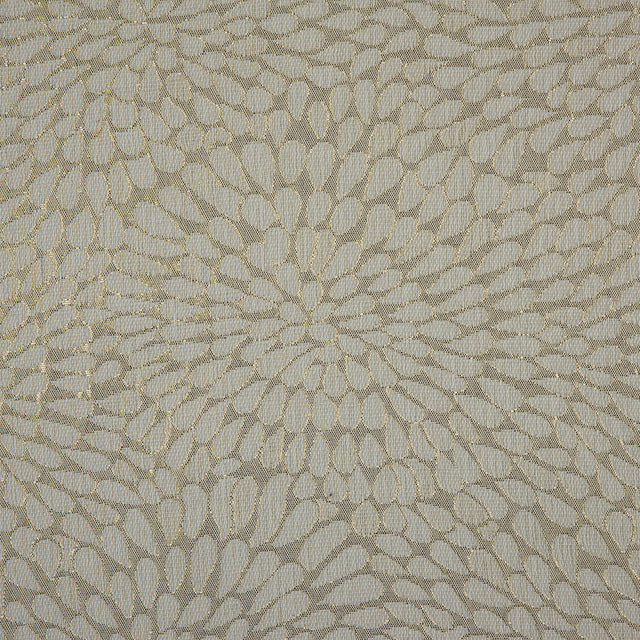 Metallic Ivory/Natural Classical Polyester Jacquard/Brocade