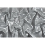 Metallic Polyester Lame - Silver and White