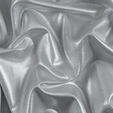 Metallic Polyester Lame - Silver and White