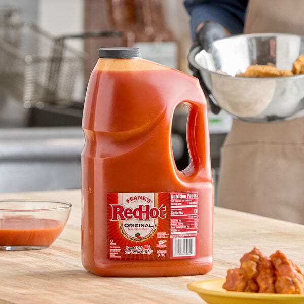 Frank's RedHot Original Hot Sauce 1 Gallon - 4/Case