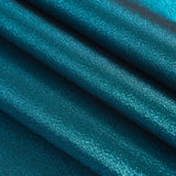 Metallic Polyester Lame - Aqua and Black