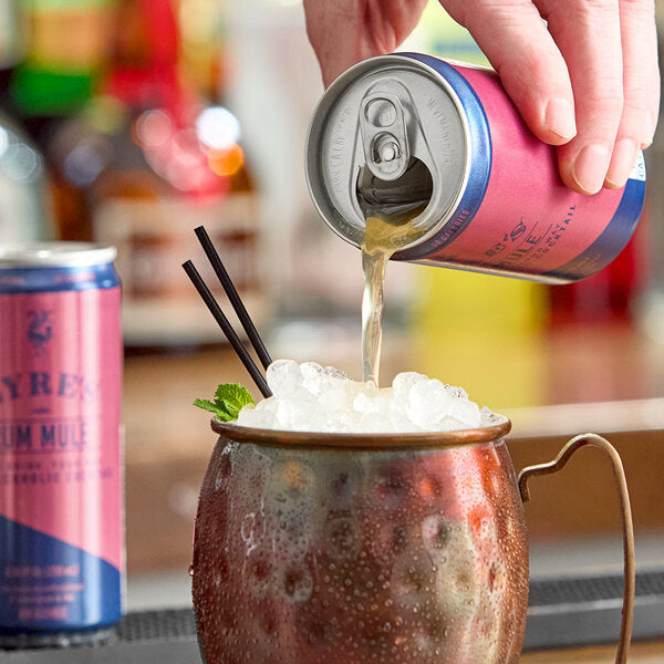 Lyre's Rum Mule Non-Alcoholic Mocktail 250 mL Can - 24/Case