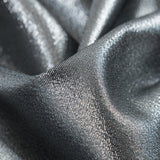 Metallic Polyester Lame - Silver and Black