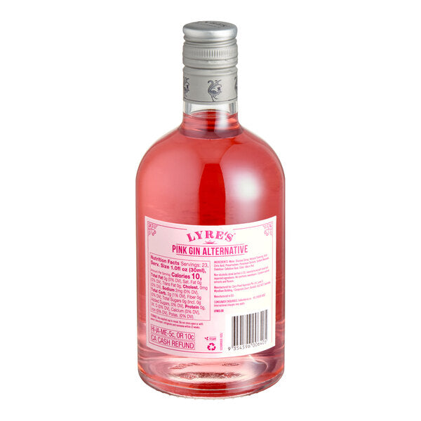 Lyre's Pink London Spirit Non-Alcoholic Gin 700mL Bottle