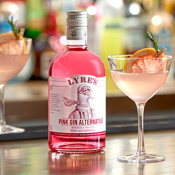 Lyre's Pink London Spirit Non-Alcoholic Gin 700mL Bottle