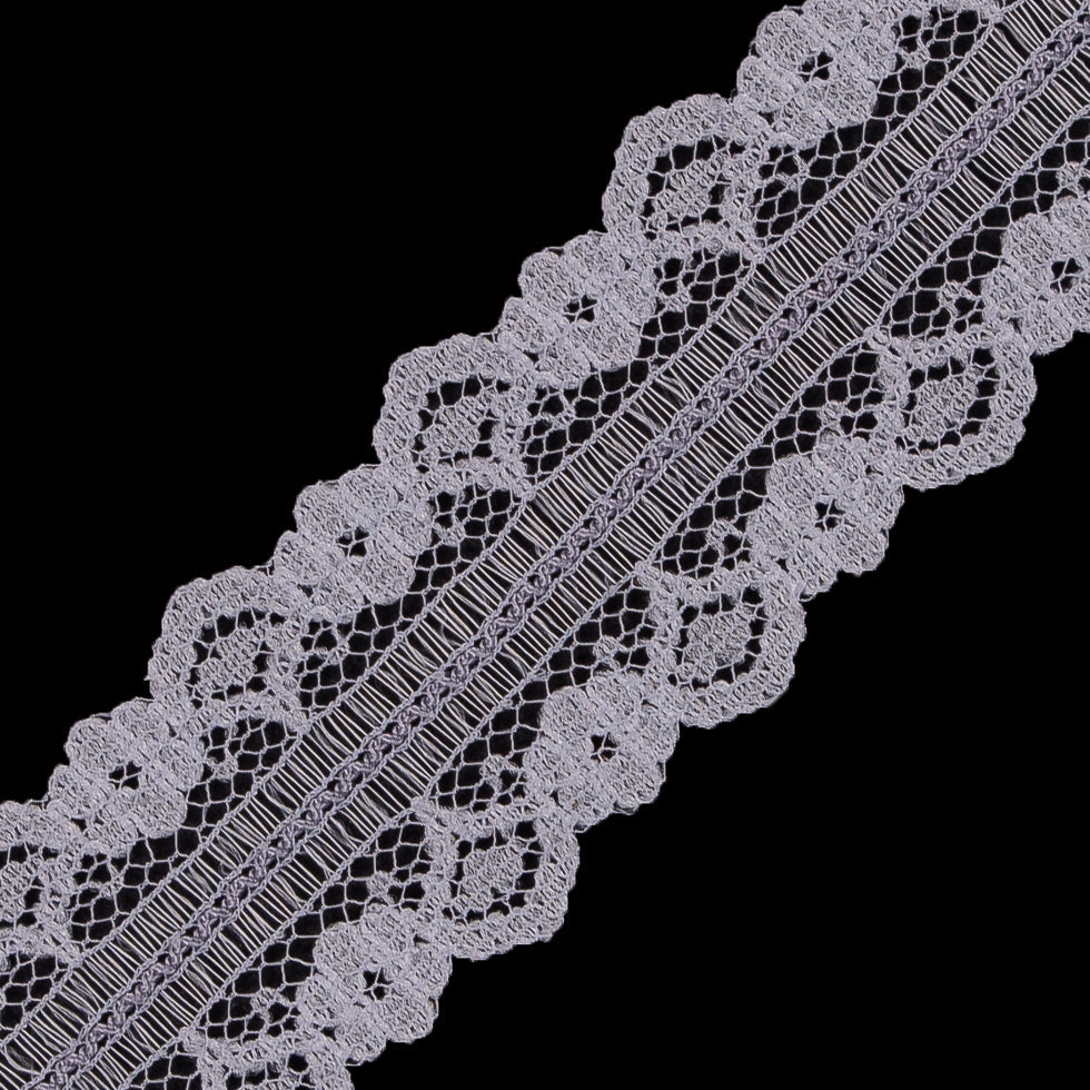 1" Light Blue Lace Trim