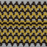 Yellow/Brown/White Elastic - 3.5"