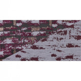 Maroon and Copper Abstract Metallic Jacquard